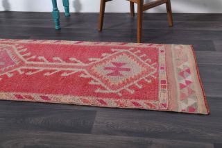 Turkish Vintage Runner Rug - Thumbnail