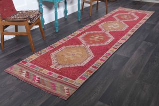 Turkish Vintage Runner Rug - Thumbnail