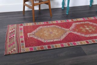 Turkish Vintage Runner Rug - Thumbnail