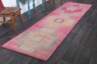 Turkish Vintage Runner Rug - Thumbnail