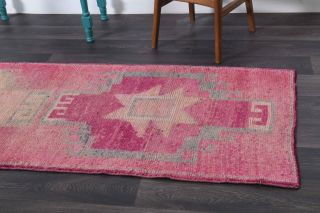 Turkish Vintage Runner Rug - Thumbnail