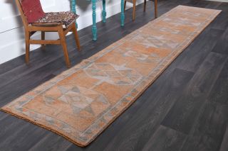 Turkish Vintage Runner Rug - Thumbnail