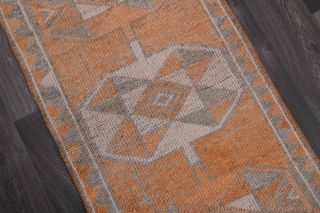 Turkish Vintage Runner Rug - Thumbnail