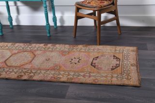 Turkish Vintage Runner Rug - Thumbnail