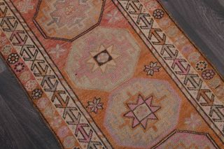 Turkish Vintage Runner Rug - Thumbnail