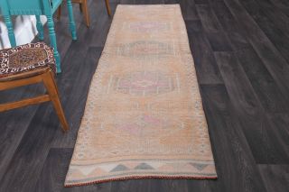 Handmade Vintage Runner Rug - Thumbnail