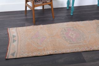 Handmade Vintage Runner Rug - Thumbnail