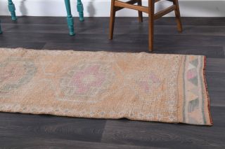 Handmade Vintage Runner Rug - Thumbnail