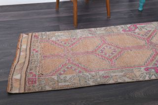 Turkish Vintage Runner Rug - Thumbnail