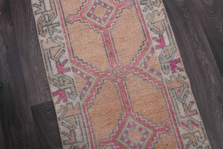 Turkish Vintage Runner Rug - Thumbnail