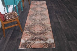 Turkish Vintage Runner Rug - Thumbnail