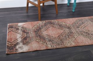 Turkish Vintage Runner Rug - Thumbnail