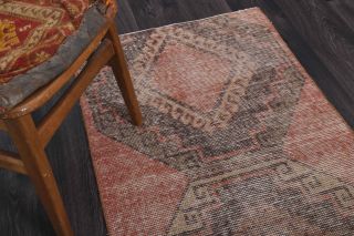 Turkish Vintage Runner Rug - Thumbnail