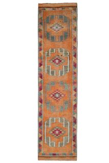 Tribal Vintage Runner Rug - Thumbnail