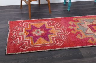 Turkish Vintage Runner Rug - Thumbnail