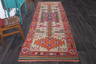 Turkish Vintage Runner Rug - Thumbnail