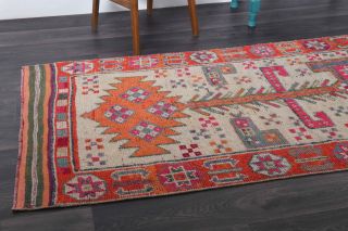 Turkish Vintage Runner Rug - Thumbnail