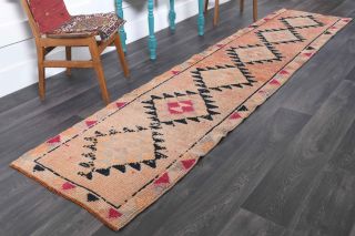 Turkish Vintage Runner Rug - Thumbnail