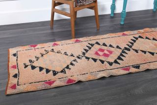 Turkish Vintage Runner Rug - Thumbnail