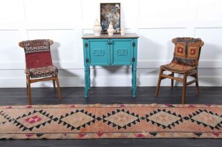 Turkish Vintage Runner Rug - Thumbnail