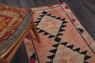 Turkish Vintage Runner Rug - Thumbnail