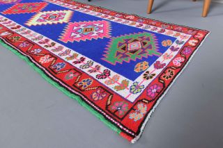 Turkish Vintage Runner Rug - Thumbnail