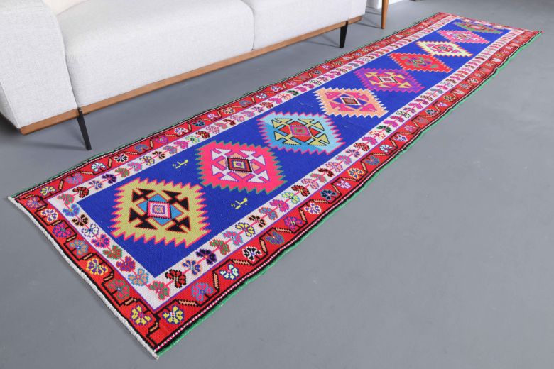 Turkish Vintage Anatolian Runner Rug