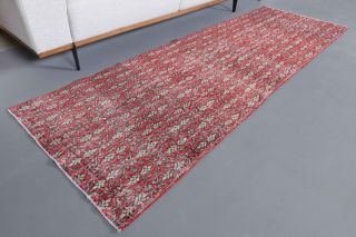 Turkish Red Runner Rug - Thumbnail