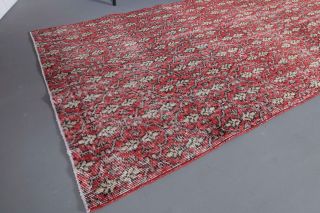 Turkish Red Runner Rug - Thumbnail