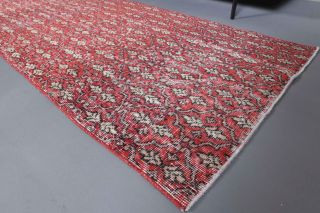 Turkish Red Runner Rug - Thumbnail