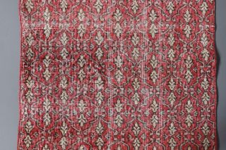 Turkish Red Runner Rug - Thumbnail