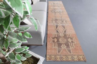 Turkish Vintage Runner Rug - Thumbnail