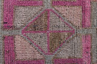 Hand-Knotted Vintage Runner Rug - Thumbnail