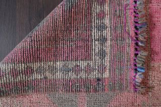 Hand-Knotted Vintage Runner Rug - Thumbnail