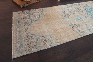 Oriental Vintage Runner Rug - Thumbnail