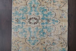 Oriental Vintage Runner Rug - Thumbnail