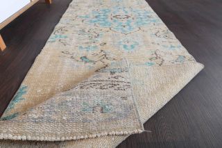 Oriental Vintage Runner Rug - Thumbnail