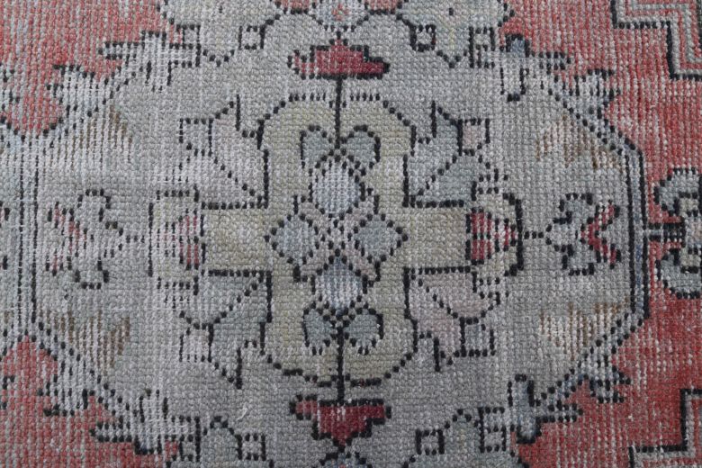 Distressed Antique Runner Rug