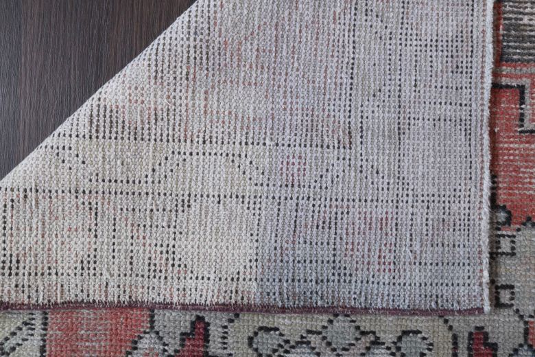 Distressed Antique Runner Rug