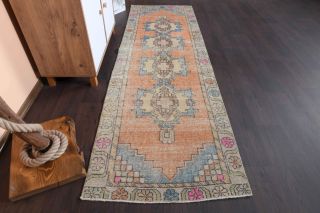 Oriental Vintage Runner Rug - Thumbnail