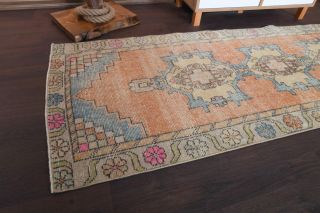 Oriental Vintage Runner Rug - Thumbnail