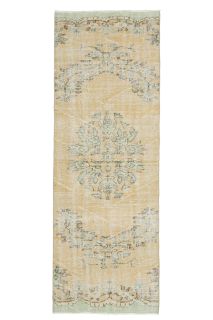 Turkish Vintage Runner Rug - Thumbnail