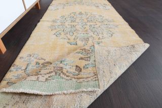 Turkish Vintage Runner Rug - Thumbnail