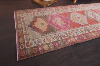 Hand-Knotted Vintage Runner Rug - Thumbnail