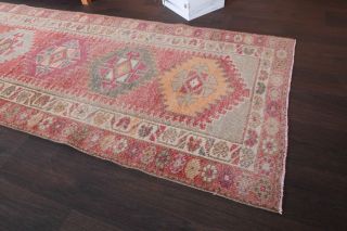 Hand-Knotted Vintage Runner Rug - Thumbnail