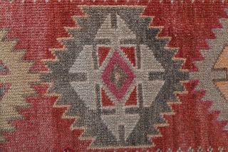 Hand-Knotted Vintage Runner Rug - Thumbnail