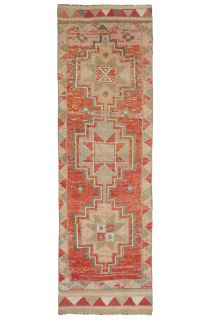 Red Vintage Runner Rug - Thumbnail