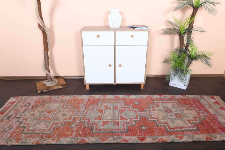 Red Vintage Runner Rug