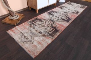 Turkish Vintage Runner Rug - Thumbnail