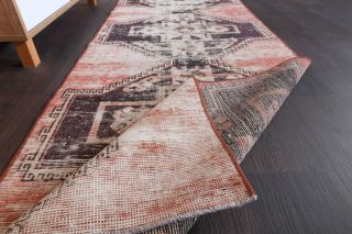 Turkish Vintage Runner Rug - Thumbnail